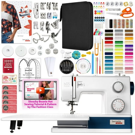 Bernette B05 Academy Sewing Machine Bundle with 250  Accessories