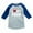 Blue, variant on I Love Heart My Papa Father's Day Gift 3/4 Sleeve Baseball Jersey Toddler Shirt 4T Red