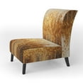 thumbnail image 3 of Designart "Golden Radiance II" Upholstered Abstract Landscape Accent Chair and Modern & Contemporary Arm Chair - Multiple Color & Pattern, 3 of 7