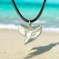 thumbnail image 2 of Shark Tooth Necklace for Men and Women -Shark Tooth Pendant, Shark Gift, Gifts for Shark Lovers, Beachy Jewelry, Shark Tooth Charm, 2 of 8