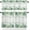 Green, variant on Red Leaf Kitchen Curtains, Fall Plant Country Vintage Watercolor White 3-Piece Kitchen Curtain Valance and Tiers Set 24 Inch Length, Rod Pocket Half Window Curtains for Cafe Living Room Bathroom