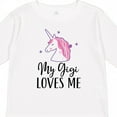 thumbnail image 4 of Inktastic My Gigi Loves Me Unicorn Girls Girls Long Sleeve Toddler T-Shirt, 4 of 5
