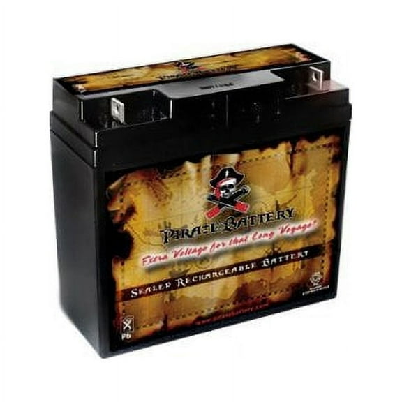 Pirate Battery 12V (12 Volts) 19Ah Sealed Lead Acid (SLA) Battery - T3 Terminals - for Pb-12-19
