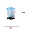 thumbnail image 4 of 1 unidad de anémona Artificial, plantas de acuario, planta de silicona Artificial, decoración de acuario, decoración de pecera, 9*7cm, azul Rojo Verde, 4 of 4