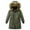 Green-2, variant on Baby Sweater Coat Kids Girls' Boys' Hooded Down Winter Warm Jackets Puffers Outerwear New Fall Jackets Winter Outerwear Green-2 150