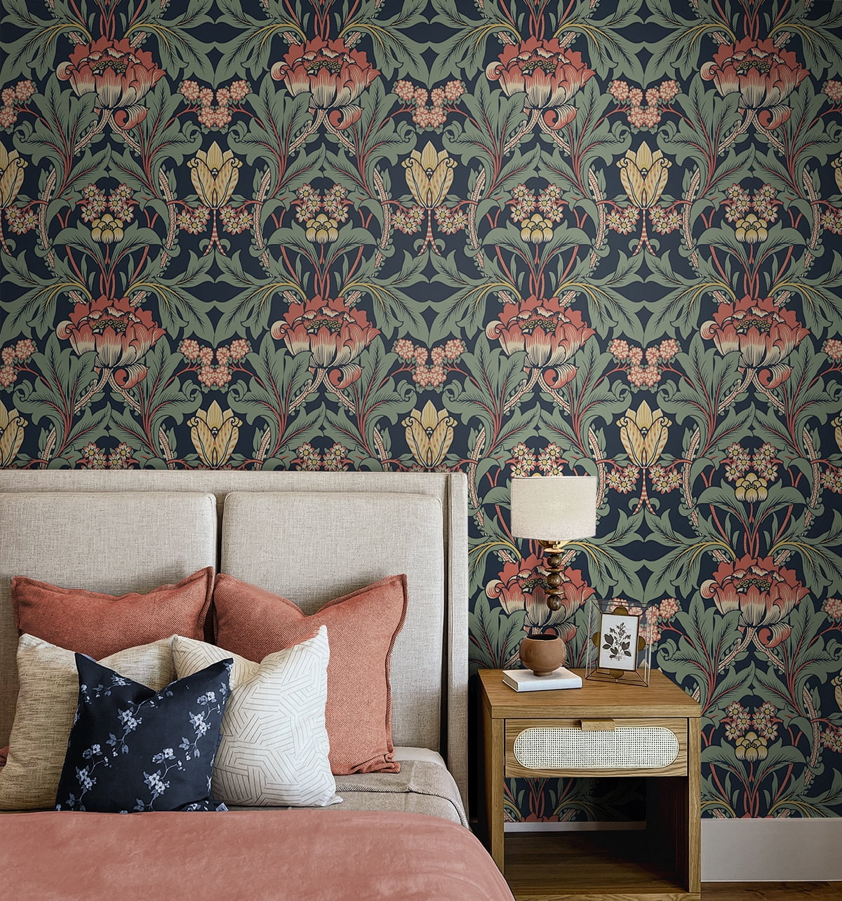 NextWall  Primrose Floral Peel and Stick Wallpaper - 20.9 in. W x 18 ft. L