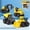 Yellow, variant on Take Apart Construction vehicles Toys,4Pcs Toys Truck with Screwdriver,Easy to Assemble Take Apart Toys for Kids (3 Year Old Boy Toys)