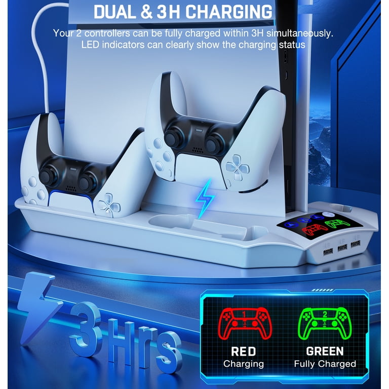Beboncool PS5 Cooling Stand with Dual Controller Charger photo 5