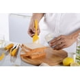 thumbnail image 4 of Juego de 11 utensilios de cocina de silicona: resistentes al calor, incluye espátula, volteador, pinzas, cuchara y batidor. Sin BPA, aptos para lavavajillas y antiadherentes (amarillo)., 4 of 5