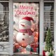 thumbnail image 2 of Avdjesfny - Cubierta de puerta navideña de Papá Noel, decoración navideña para puerta de entrada, pancarta colgante navideña, fondo de Papá Noel para puerta de entrada, decoración navideña de, 2 of 5