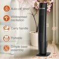 thumbnail image 6 of Lasko 32" 1500W Oscillating Ceramic Tower Heater, Remote Control, Timer, Black, CT32791, 6 of 16