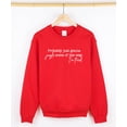 thumbnail image 3 of Jingle Some of The Way I'm Tired Christmas Sweatshirt Funny Holiday Sweater for Women Red Sweatshirt Adult Large, 3 of 4
