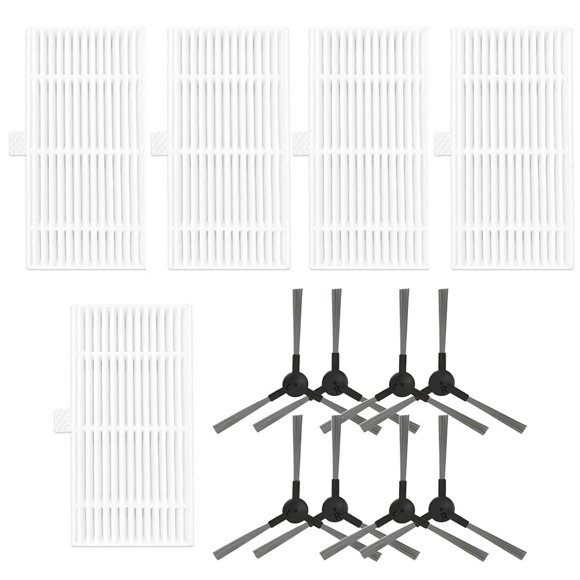 1 Set Side Brush Filter Kits For Cecotec Conga 999 Vacuum Cleaner Sweeping Robot Accessories Spare Parts For Home