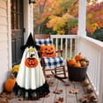 thumbnail image 5 of Outdoor Party Lawn Display Supply, Porch Goose Outfits Halloween for 26 Inch Porch Geese, Wizard Style Black Witch Hat, 23 Inch Porch Goose Outfits Compatible Sized Halloween, 5 of 8