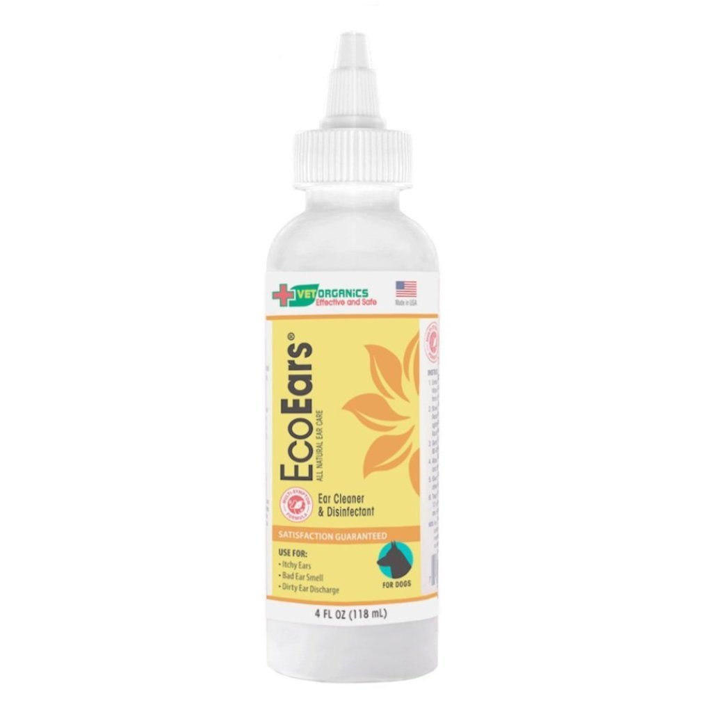 Vet Organics EcoEars Dog Ears Drops, 4 oz. Bottle