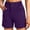 Purple, variant on RQYYD Women's 5" Hiking Golf Shorts with Pockets High Waist Stretch Cargo Short Shorts for Women Casual Summer