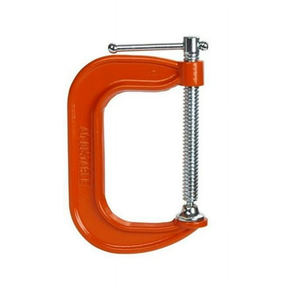 Pony C-Clamp, Orange Casting, 4-In.