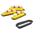 thumbnail image 3 of 8 Pcs  & Oval Tart Rings Heat-Resistant Perforated Cake Mousse Ring Non Stick Bakeware Mini Cake Mold Cake Rings, 3 of 8