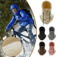 thumbnail image 4 of Winter Warm Mask Scarf Winter Cycling Ski Face Neck Mask Warmer Snood Hood Hat Windproof Cap Scarf for Cold Weather I6C3, 4 of 8