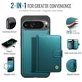 thumbnail image 2 of JEEHOOD Case For Google Pixel 9 Pro XL/10 Pro XL, RFID Blocking Compatible With MagSafe Detachable 2 In 1 Wallet With Snap fastening Card Holder,PU Leather Case,Kickstand Magnetic Protective Cover, 2 of 8