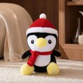 thumbnail image 5 of TOYOUME Penguin Plush Cloth Doll Pillow, Soft Stuffed Christmas Figurine, 9.45 Inches, 1-Piece, for Mantel Tree or Holiday Gift, C, 5 of 8