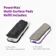 Rejuvenate PowerMax Multi-Surface Pads Value Pack, Sustainable & Washable 100+ Times, 2 Pads
