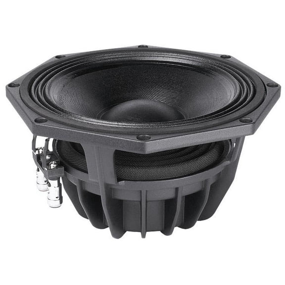 Faital Pro 8PR200-8 8-inch Octogon Professional Mid-Bass Loudspeaker 200-Watt Rms 400-Watt Max Home hi-fi Bass Guitar PA Speaker Systems 8-Ohms