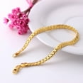 thumbnail image 7 of kayannuo Unisex Men's Punk Gold Bracelet Chain Wristband Bangle Hip Hop Jewelry, 7 of 7