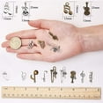 thumbnail image 6 of SUNNYCLUE 90Pcs Music Charms Musical Instrument Notes Symbols Pendant Connector DIY Jewelry Making Bracelets Necklace Lead Free & Nickel Free, 6 of 7