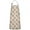 Beige Highland Cow, variant on Navy Highland Cow Flower Pattern Apron-Garden Aprons for Women with Pockets-Cotton Linen Waterproof Kitchen Cooking Gardening Aprons Adjustable for Kitchen,Cooking,BBQ and Salon 33x27 Inch