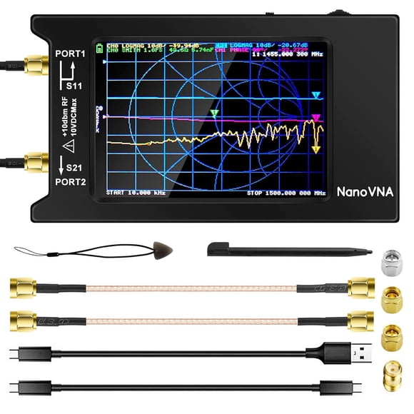 Analizador vectorial de redes AURSINC NanoVNA-H4 V4.3/4.4 10kHz-1.5GHz
