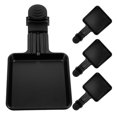 thumbnail image 4 of Plaque de Pierre Technologie de Chauffage Mini Poêles à Raclette Noires 4 Pcs 7.1x3.4x0.4in, 4 of 6
