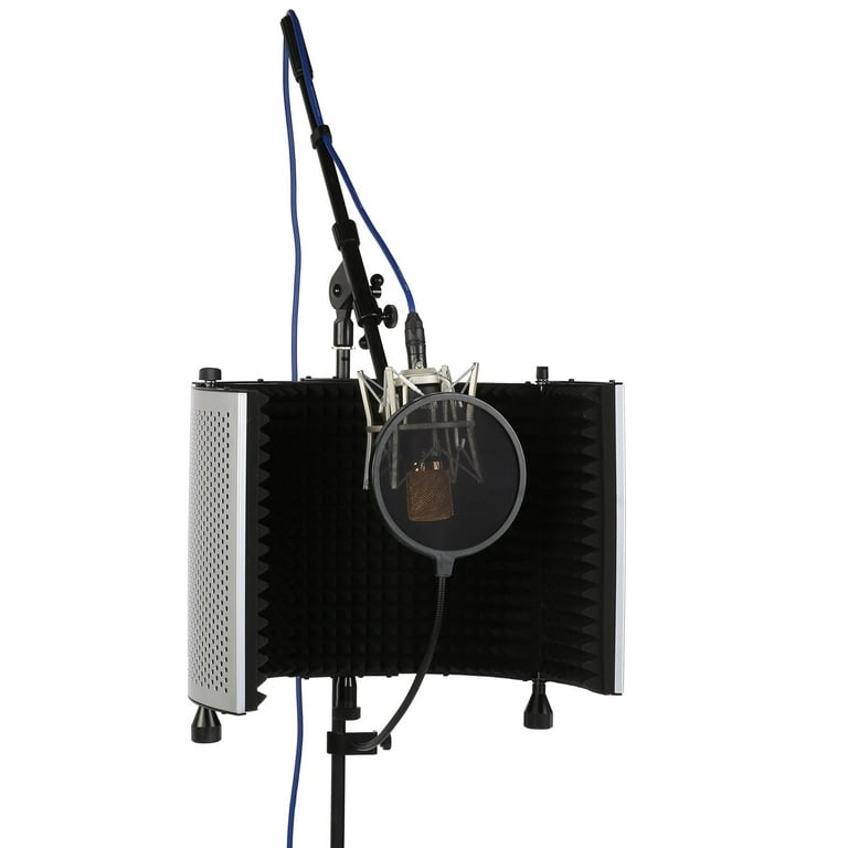 LyxPro VRI-10 Portable Adjustable Sound Absorbing Vocal Recording
