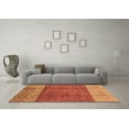 thumbnail image 3 of Ahgly Company Indoor Square Abstract Brown Modern Area Rugs, 8' Square, 3 of 4