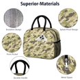 thumbnail image 5 of Insulated Lunch Bag for Women, Floral Print Oxford Fabric Lunch Box, Leakproof Thermal Cooler Tote for Work, School & Picnic, Camo, Camouflage Print, 5 of 5