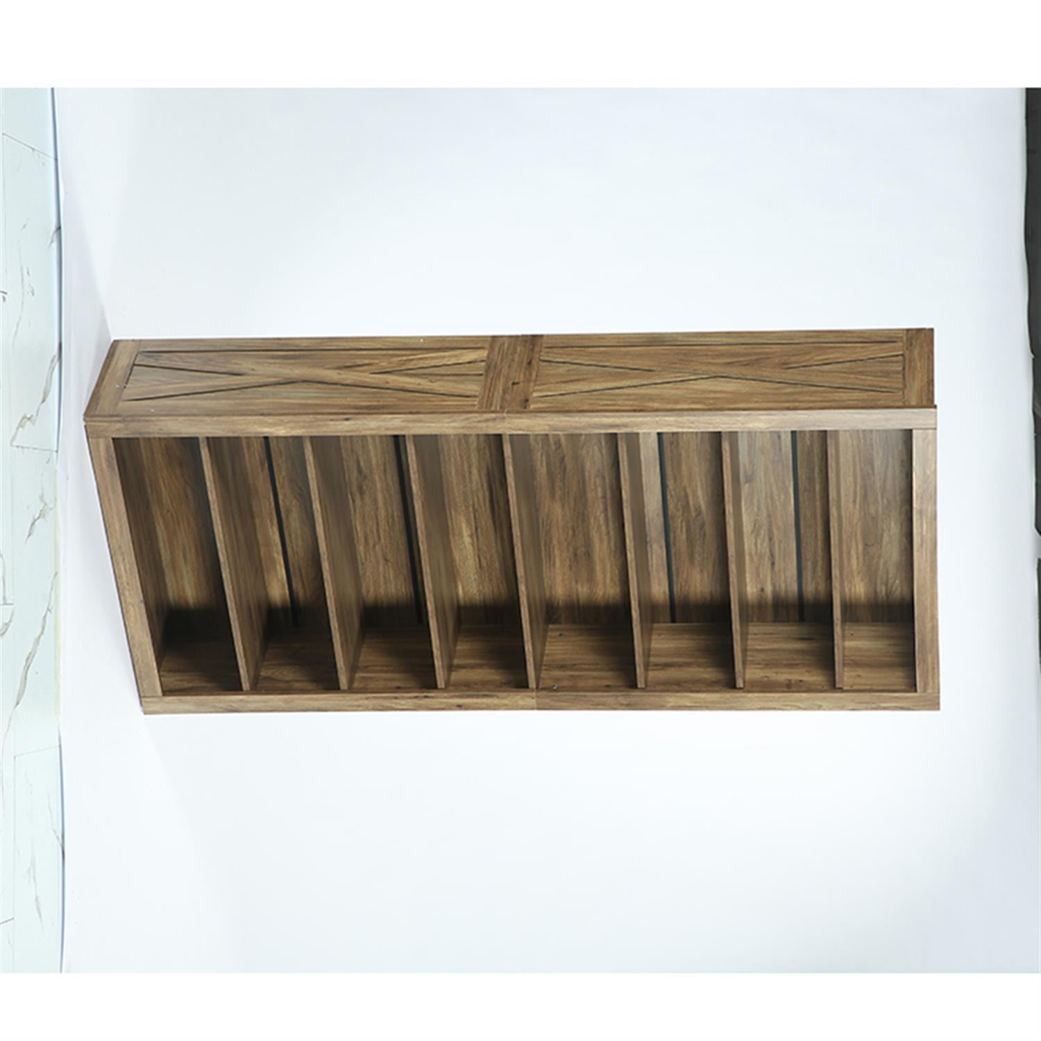 Demi Bonn 71" Shoe Cabinet, Freestanding Shoe Storage Organizer for 32-36 Pairs, Entryway Shoe Racks, Brown