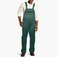 thumbnail image 2 of Fgnfyis Men's Denim Bib Overalls Mens Relaxed Fit Overalls Workwear with Adjustable Straps and Convenient Tool Pockets Matching Sets Men Clothing Green L, 2 of 4