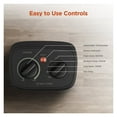 thumbnail image 2 of 1500W Ceramic Electric Space Heater with Adjustable Thermostat Tip Over Protection Lightweight ,Fast Warm Air Delivery, 2 of 5