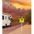thumbnail image 4 of Eveokoki Slow Wildlife Crossing Sign With Stake For Neighborhoods Yard Farm Aluminium Caution 8x12inch Farm Decorations Yard Lawn Walkway Decorations Animal Signs, 4 of 6