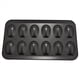 thumbnail image 1 of 8 Paquetes de Moldes Antiadherentes Madeleine, 12 Moldes para Hornear con Cáscaras, Moldes de Chocolate Antiadherentes para Horno Negro, 1 of 4
