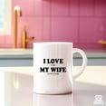 thumbnail image 5 of I Love It When My Wife Lets Me Go Golfing Funny Golf Gifts For Husband From Wife Player Lover Novelty Drinkware Ceramic Mug 11 oz White, 5 of 8