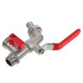 thumbnail image 4 of Washing Machine Water Tap Double Valve Zinc Alloy High Flow Rate Outdoor Use 1Pcs, 4 of 5