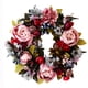 thumbnail image 1 of Guirnalda De Primavera ANGGREK Hecha A Mano De Peonías Artificiales Para Puerta Pared Boda Fiesta Decoración Del Hogar, 1 of 7