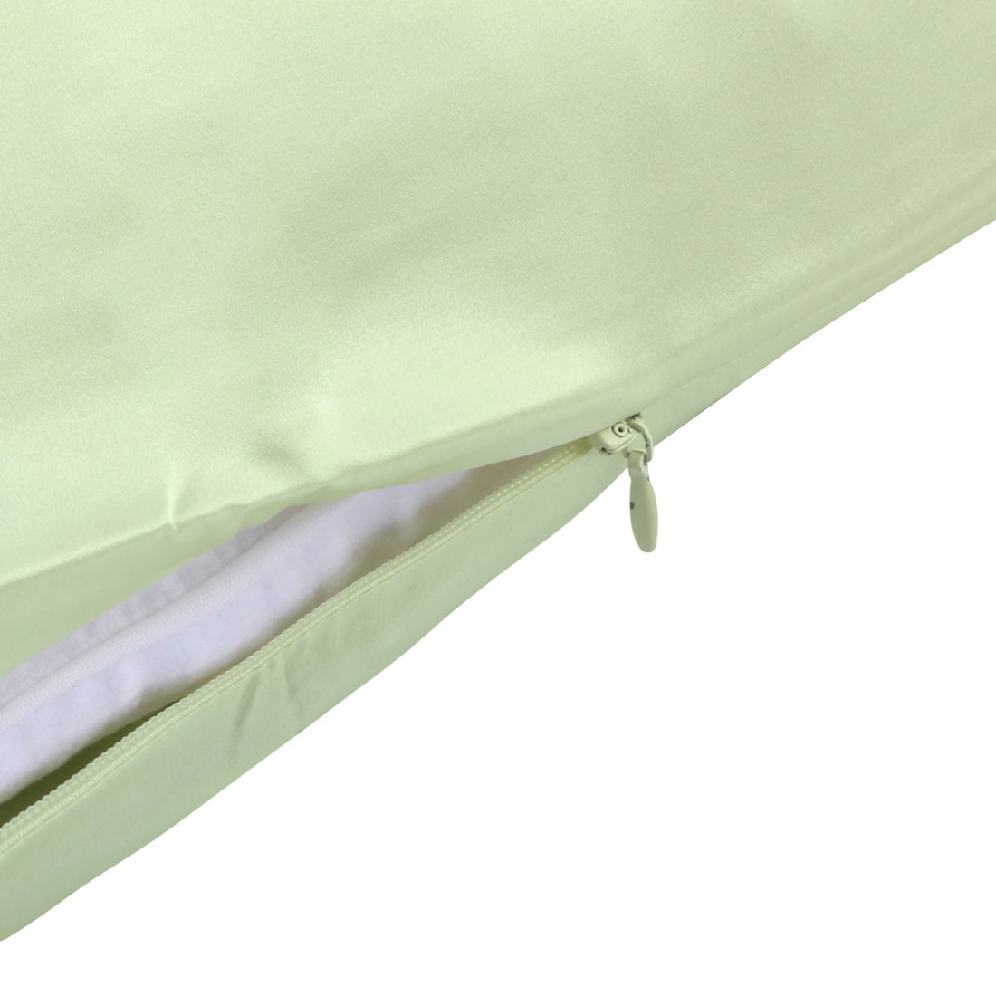 Unique Bargains 1 Piece 100% Silk Pillowcase, King, Green
