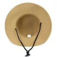 thumbnail image 5 of Janrevotw Women'S Wide-Brimmed Sun Hat With Wind Lanyard Beach Large-Brimmed Dome Straw Hat Sunshade Fashion Sun Hat, 5 of 10