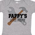 thumbnail image 4 of Inktastic Pappy's Little Helper Grandchild Boys Baby Bodysuit, 4 of 5