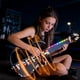thumbnail image 5 of Guitarra electrónica inteligente plegable con Bluetooth para niños, sin cuerdas, con luz LED, aprendizaje guiado, reproducción automática, modo hombre orquesta, juguete musical portátil para princ, 5 of 5