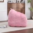 thumbnail image 6 of CQSXDA Giant Bean Bag Chair Sofa in Corduroy for Adults and Teens with Built-In Armrests for Any Living Space, Pink, 6 of 14