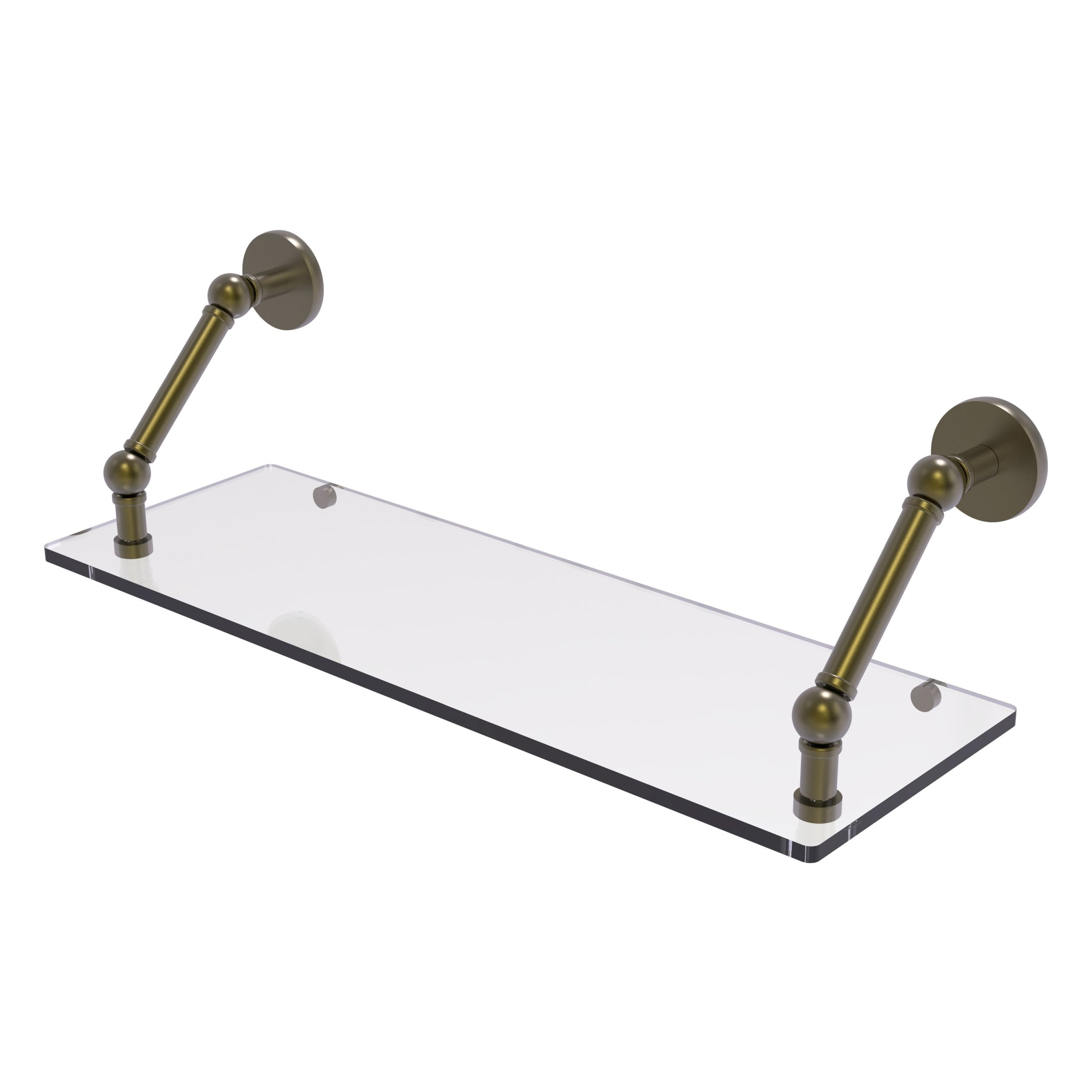 Prestige Skyline Collection 24 Inch Floating Glass Shelf