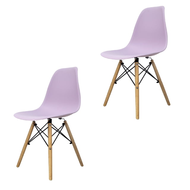 Set de 2 Sillas de Comedor Mundo In Eames Lila